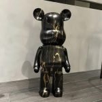 Aesthetic Bear Figure – Nordic Resin Bear Statue for Home & Desk Decoration