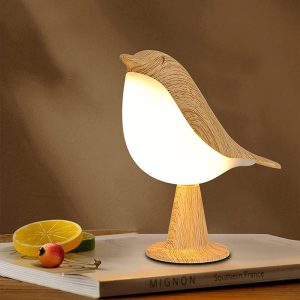 3 Colors Wooden Bird Night Lights