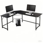 66" L-Shaped Computer Desk – Corner Gaming & Workstation Table for PC, Laptop, or Study Use