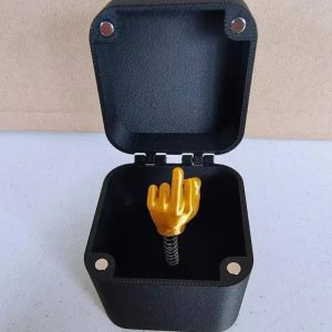 Desk Decoration Middle Finger in the Box