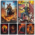 Classic Postal D-Dude Poster – Canvas Wall Art for Gaming Room Decor
