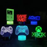 3D LED Gaming Table Lamp – Game-Themed Night Light for Kids & Gaming Room Decor