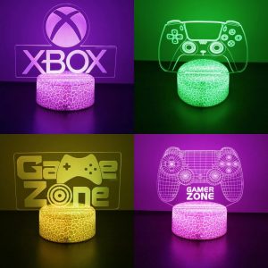 NEON GAMER 3D Lamp