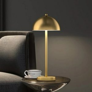 Mushroom All-Copper LED Desk Lamp – 3 Color Tones for Warm Ambient Decoration